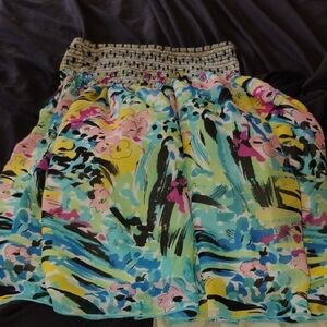 Floral Multicolor Women's Tube Dress